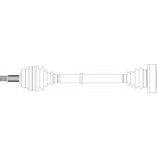 AU3028 General Ricambi Приводной вал