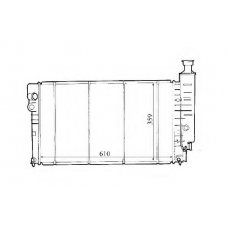 QER1283 QUINTON HAZELL Радиатор, охлаждение двигателя