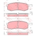 GDB3110 TRW Комплект тормозных колодок, дисковый тормоз