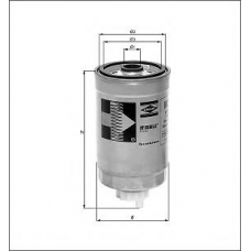 KC 213 MAHLE Топливный фильтр