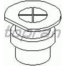 107 135 TOPRAN Пробка, фланец охлаждающей жидкости