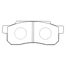 PN-8100 JNBK Колодки тормозные