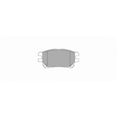 1056 SIMER Комплект тормозных колодок, дисковый тормоз