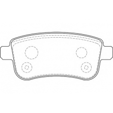 WBP24820A WAGNER LOCKHEED Комплект тормозных колодок, дисковый тормоз