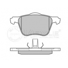 025 235 9018/PD MEYLE Комплект тормозных колодок, дисковый тормоз