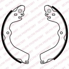 LS2049 DELPHI Комплект тормозных колодок