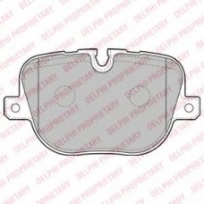LP2175 DELPHI Комплект тормозных колодок, дисковый тормоз