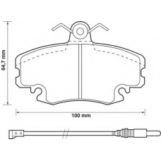 571526S STOP Комплект тормозных колодок, дисковый тормоз 571526S STOP Комплект тормозных колодок, дисковый тормоз