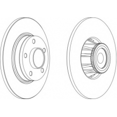 DDF1623 FERODO Тормозной диск