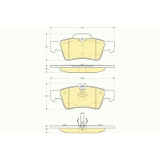 6115462 GIRLING Комплект тормозных колодок, дисковый тормоз