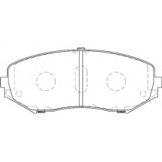 WBP24346A WAGNER LOCKHEED Комплект тормозных колодок, дисковый тормоз