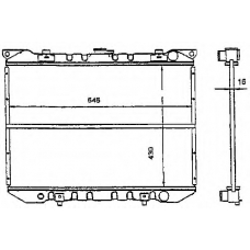2060153 ORDONEZ Радиатор, охлаждение двигателя