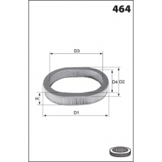 EL3353 MECAFILTER Воздушный фильтр