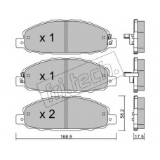921.0 fri.tech. Комплект тормозных колодок, дисковый тормоз