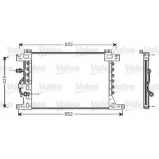 818034 VALEO Конденсатор, кондиционер