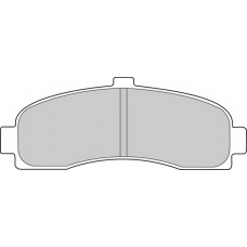 DBP330859 DURON Комплект тормозных колодок, дисковый тормоз