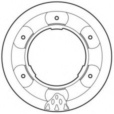 562805BC BENDIX Тормозной диск