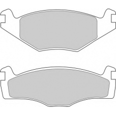 DBP390419 DURON Комплект тормозных колодок, дисковый тормоз