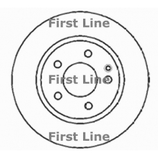 FBD1287 FIRST LINE Тормозной диск