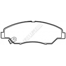 FBP3427 FIRST LINE Комплект тормозных колодок, дисковый тормоз