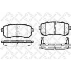 001 087L-SX STELLOX Комплект тормозных колодок, дисковый тормоз