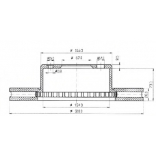 BDC4323 QH Benelux Тормозной диск