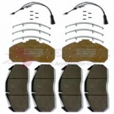 MDP5031 MERITOR Комплект тормозных колодок, дисковый тормоз