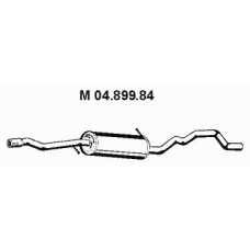 04.899.84 EBERSPACHER Средний глушитель выхлопных газов