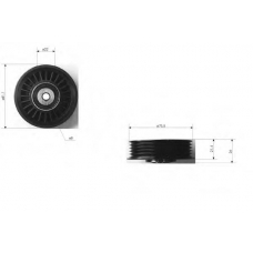 TKR 9253 TIMKEN Натяжной ролик, поликлиновой  ремень