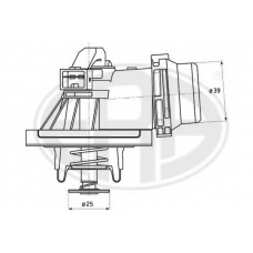 350275 ERA Термостат, охлаждающая жидкость