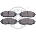 12574 OPTIMAL Комплект тормозных колодок, дисковый тормоз