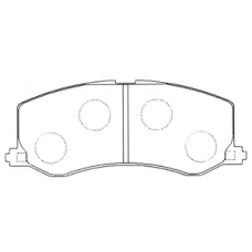 PN-9208 JNBK Колодки тормозные