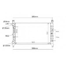QER1096 QUINTON HAZELL Радиатор, охлаждение двигателя