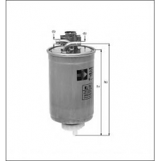 154066637100 MAGNETI MARELLI Топливный фильтр
