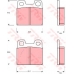 GDB144 TRW Комплект тормозных колодок, дисковый тормоз