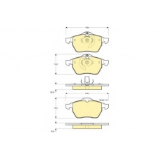 6112712 GIRLING Комплект тормозных колодок, дисковый тормоз