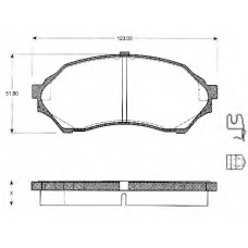 BLF1094 QUINTON HAZELL Комплект тормозных колодок, дисковый тормоз
