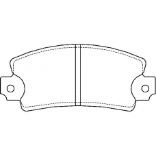 20421 150  0 4 T4047 TEXTAR Колодки тормозные