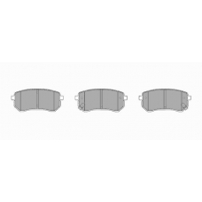 929 SIMER Комплект тормозных колодок, дисковый тормоз