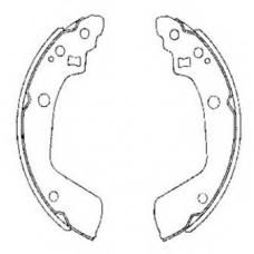 RA20460 RAICAM Комплект тормозных колодок
