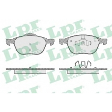 05P1627 LPR Комплект тормозных колодок, дисковый тормоз