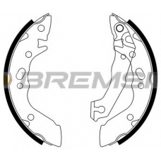 GF0736 BREMSI Комплект тормозных колодок