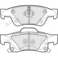 PAD1800 APEC Комплект тормозных колодок, дисковый тормоз