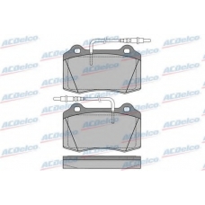 AC800381D AC Delco Комплект тормозных колодок, дисковый тормоз