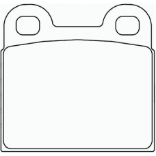 MDB1012 MINTEX Комплект тормозных колодок, дисковый тормоз