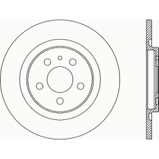 BDA2327.10 OPEN PARTS Тормозной диск