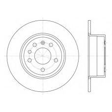 D6487.00 WOKING Тормозной диск