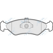 PAD882 APEC Комплект тормозных колодок, дисковый тормоз
