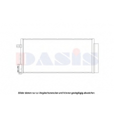 082051N AKS DASIS Конденсатор, кондиционер