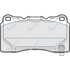 PAD1993 APEC Комплект тормозных колодок, дисковый тормоз